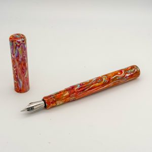 Tropical Sunset Swirl Fountain Pen